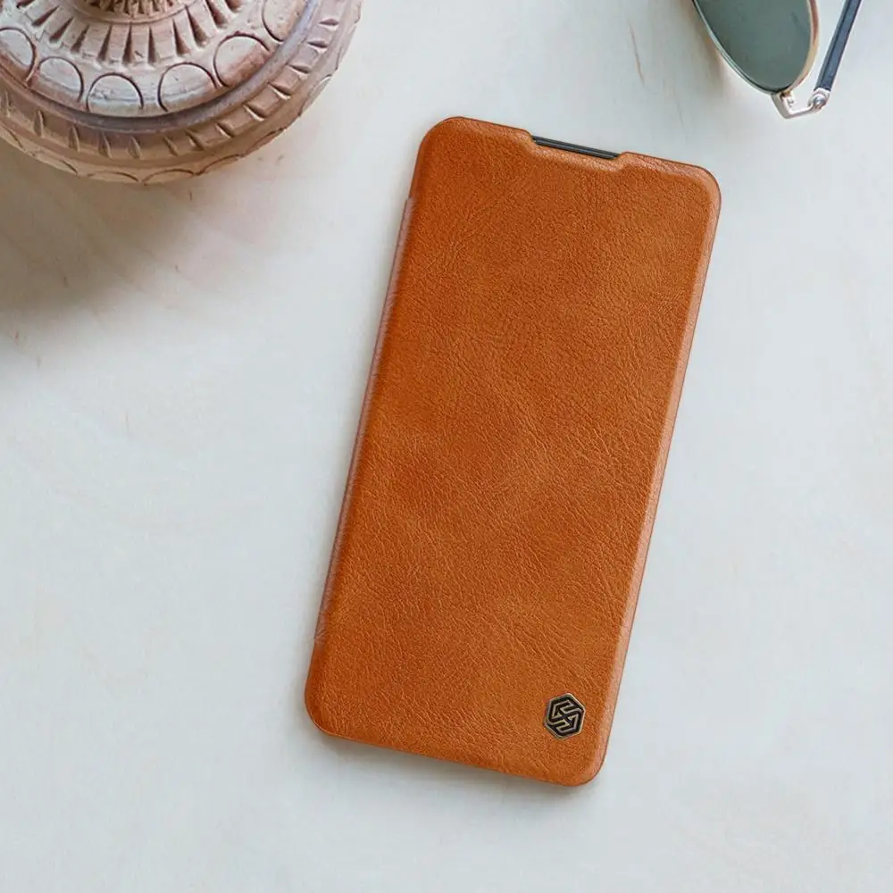 Huawei Nova 5 Pro чехол Nillkin Qin Флип кожаный чехол роскошный, с отделением для визитки слот Тонкий чехол для телефона huawei Nova 5 Pro Nilkin чехол