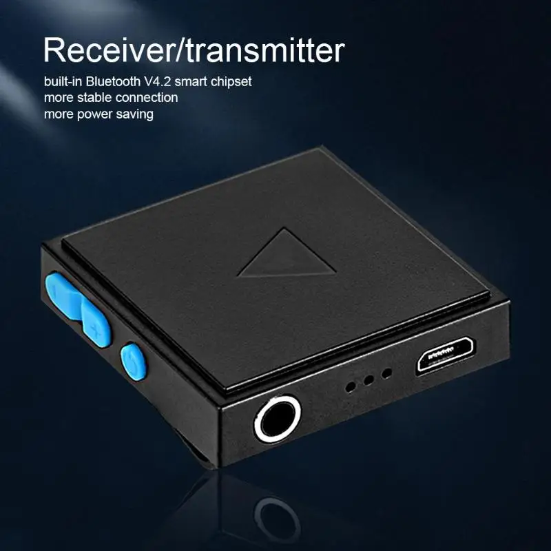 ALLOYSEED 2 в 1 AUX Bluetooth передатчик приемник аудио адаптер Многофункциональный Малый размер легкий вес для Android 4/iOS 6