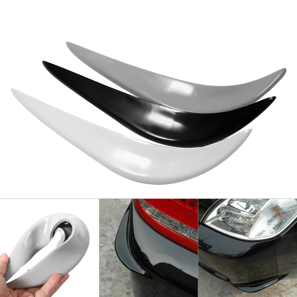 

1 Pair Rubber Universal Car Auto Bumper Corner Protector Lip Guard