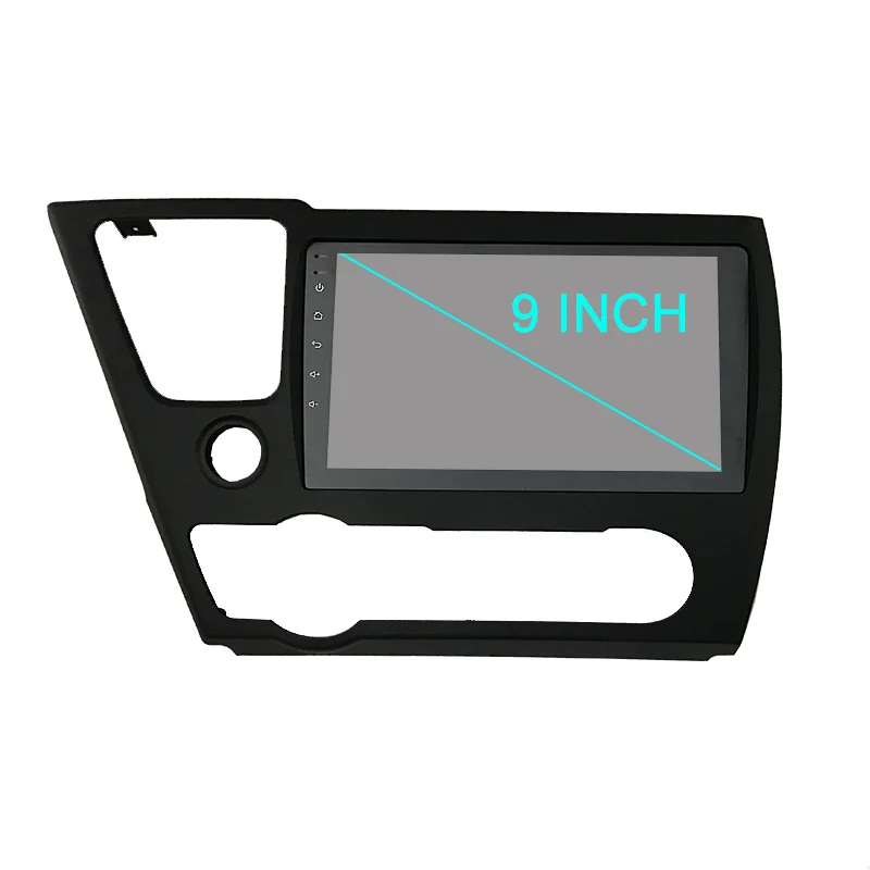 Excellent Funrover 9" Android 8.0 2 din Car dvd radio gps navi player stereo for Honda Civic EX/LX/DX 2GB+32GB canbus multimedia usb FM BT 4