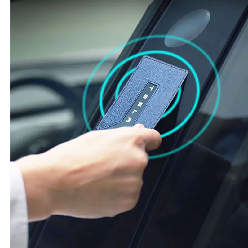 

Tesla Model 3 Key card holder Case Keychain Creative Key Case Bag Cover Car Key Cover For Tesla Model 3 Three