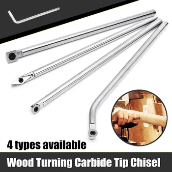 

WOLIKE Wood Turning Carbide Tip Chisel Round/Radius Square/Diamond Radius/Curved Rod Alloy Steel