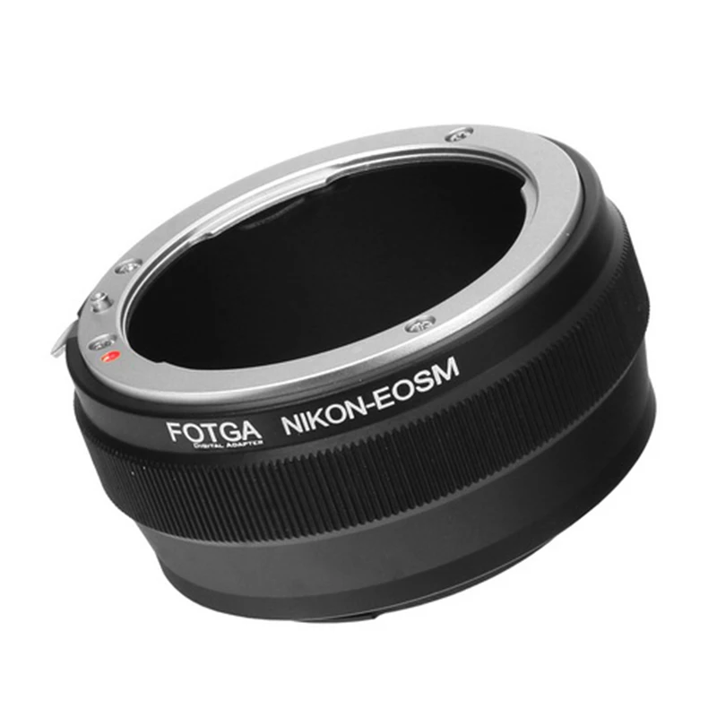 Адаптер Fotga для Nikon F AI AIS Крепление объектива камеры Canon EOSM M M2 M3|fotga adapter|canon lens nikon