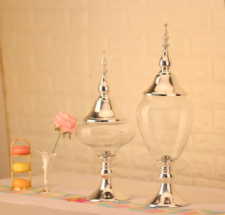 Новое поступление бутылки jar прозрачный с крышкой баночки для хранения Candy банку крышкой Свадебные украшения дома
