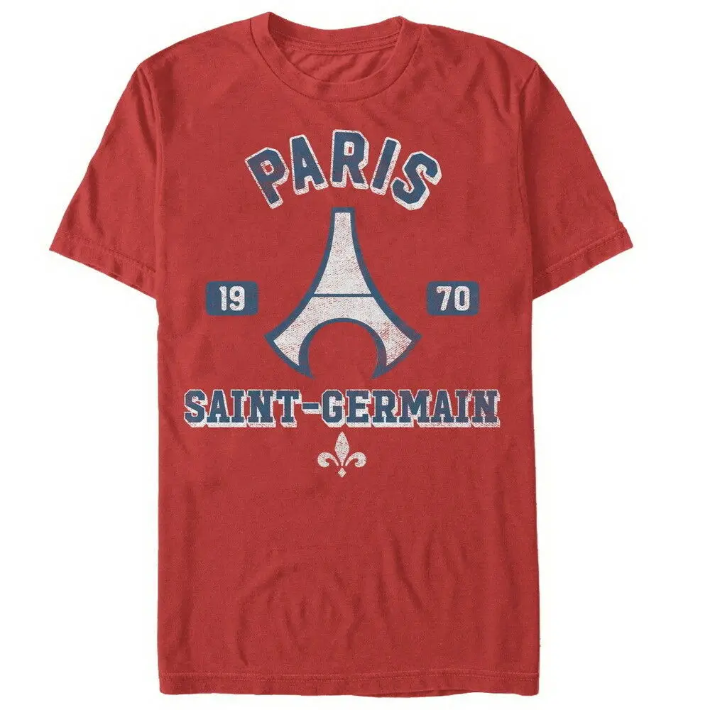 

Paris St. Germain Football Club 1970 Eiffel Tower Mens Graphic T Shirt