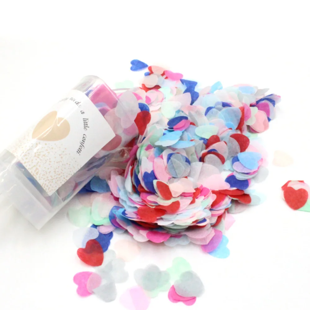 

Pushing Music Multicolored Love Confetti Push Tube Wedding Party Decoration Paper Push Tube Push-Pop Confetti