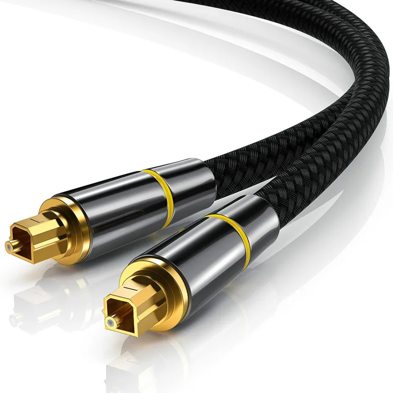 Цифровой оптический аудио кабель Toslink 1 м 2 3 SPDIF коаксиальный для усилителей Blu Ray