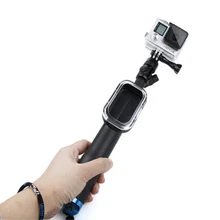 High quality selfie stick for gopro hero 4/3+/3 36cm-98cm waterproof monopod for gopro hero and xiaoyi SJCAM action camera