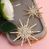 Hesiod Fashion Women Brooch Crystal Charm Star Sparking Chain Brooches Lady Dress Decoration Wholesale ► Photo 2/5