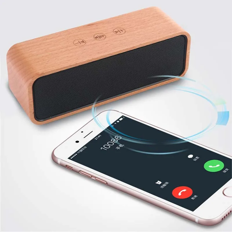 FELYBY S18 зеленый бамбук твердой древесины Bluetooth динамик объемный динамик Bluetooth аудио сенсорный