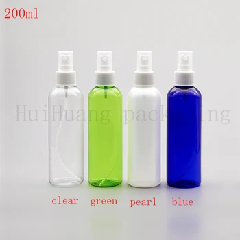 

30pcs 200ml High-grade Empty Plastic Spray Bottle Refillable Perfume PET Bottles With Spray Pump Container