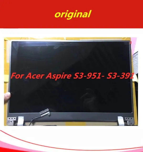 

original For Acer Aspire S3 Series S3-391-33224G52add S3-391 S3-951 screen COMPLETE LCD Display Screen Panel assembly