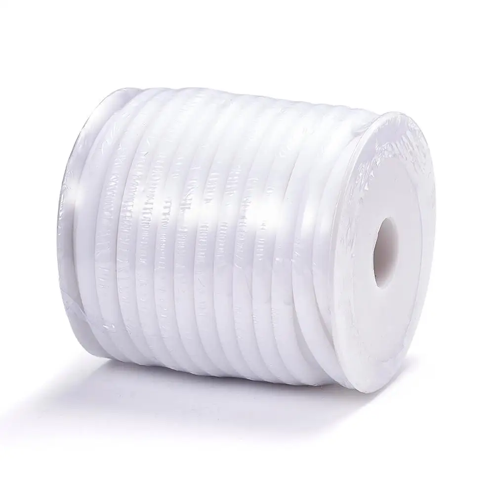 10 м/рулон 5 мм силиконовый шнур полый обернутый вокруг белой пластиковой катушки смешанные цвета для DIY ювелирных изделий Ремесла поставки