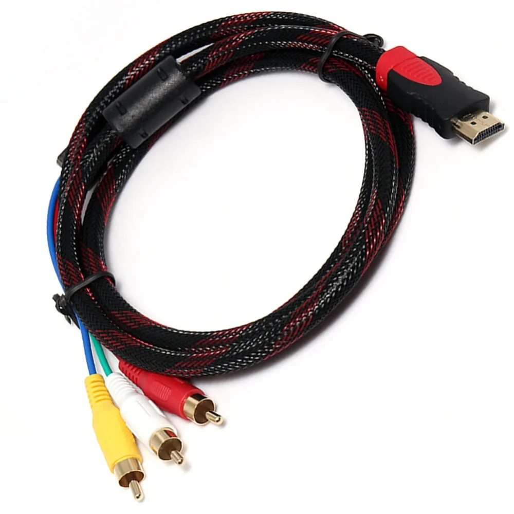 5Ft HDMI к 3-RCA Видео Аудио AV компонент конвертер Кабель-адаптер для HDTV#277500#277501