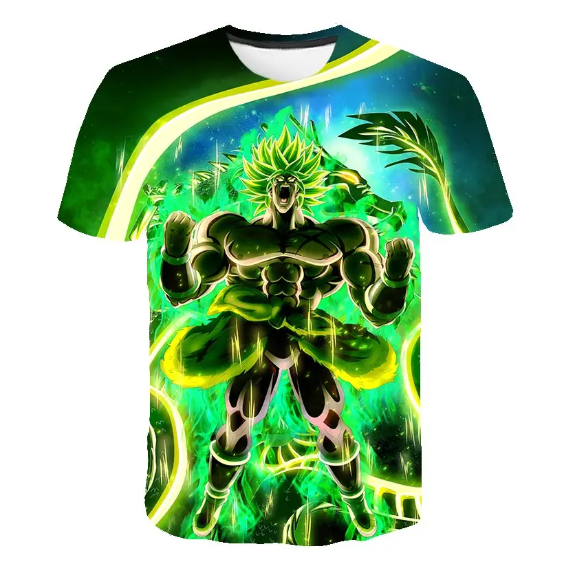 

New Dragon Ball Z T-shirts Mens Summer 3D Printing Super Saiyan Son Goku Black Zamasu Vegeta Dragonball Casual T Shirt Tops Tee