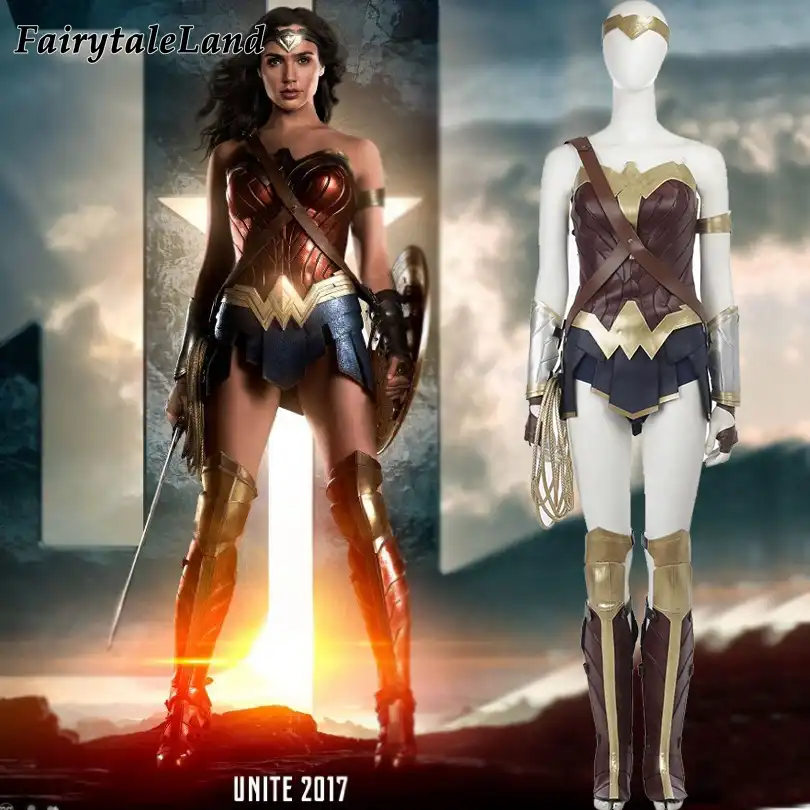 Wonder Woman Costume Halloween Costumes For Adult Custom Made Justice League Wonder Woman Cosplay Sexy Outfit Battle Suit Womens Cosplay Costumes Costumes Halloween Costumescosplay Costume Aliexpress