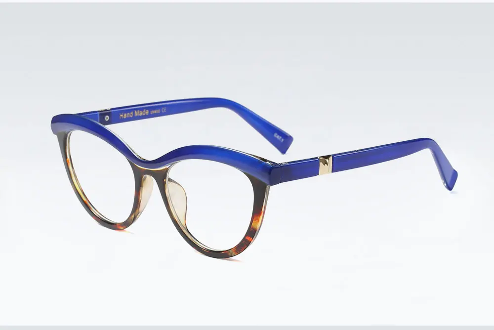 VEGA New Fashion CatEye Glasses Frame Ladies Women Eyeglasses Frames Women Cat Eye Brand Design Clear Lenses Black Leopard 214 (7)