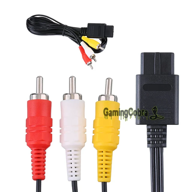 Cheap Audio Video AV Cable Cord Wire to 3 RCA TV Lead for Sony Playstatio 2 3 PS2 PS3