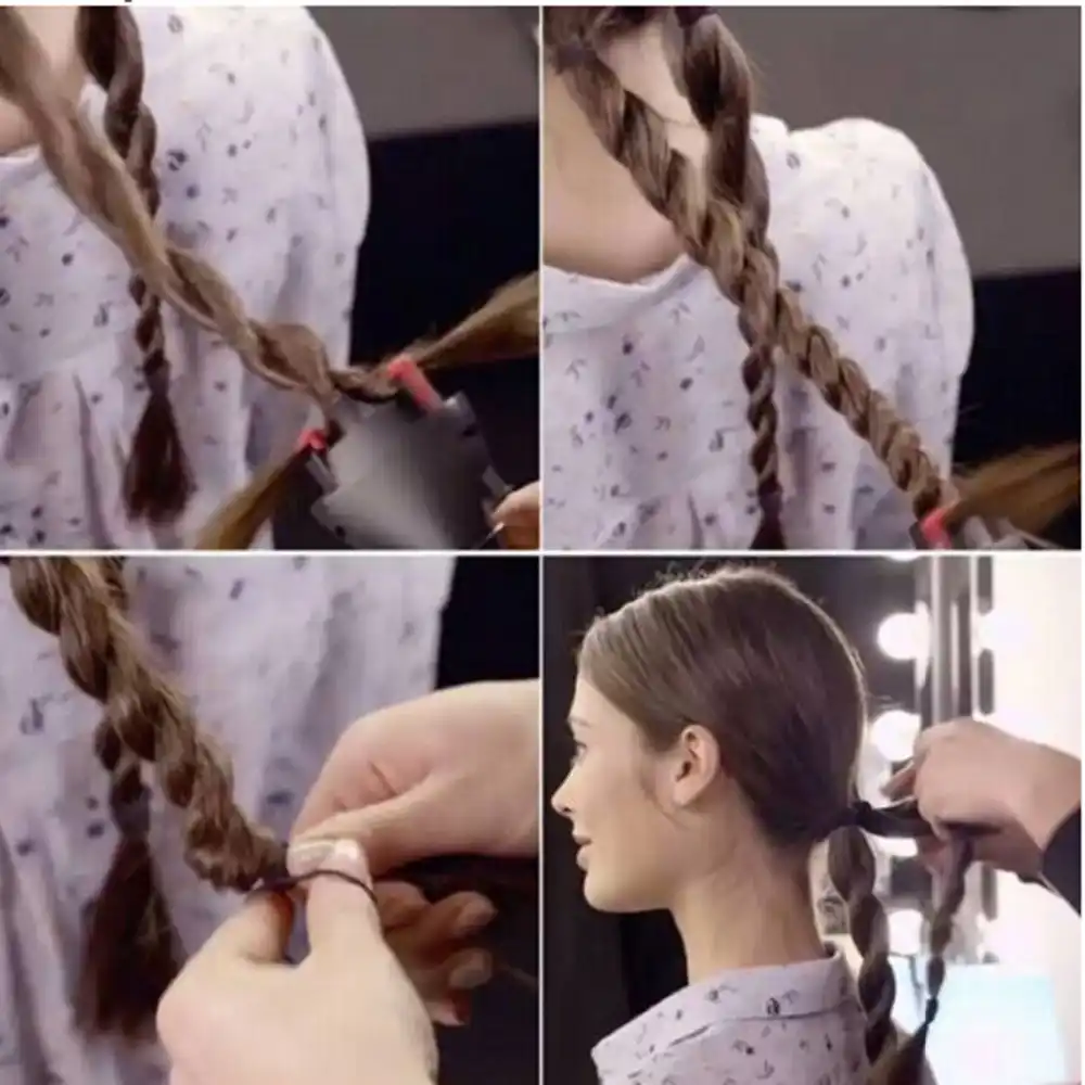Electric Hair Braider Automatic Twist Braider Knitting Device Hair Braider Machine Braiding Hairstyle Cabello Hair Styling Tool