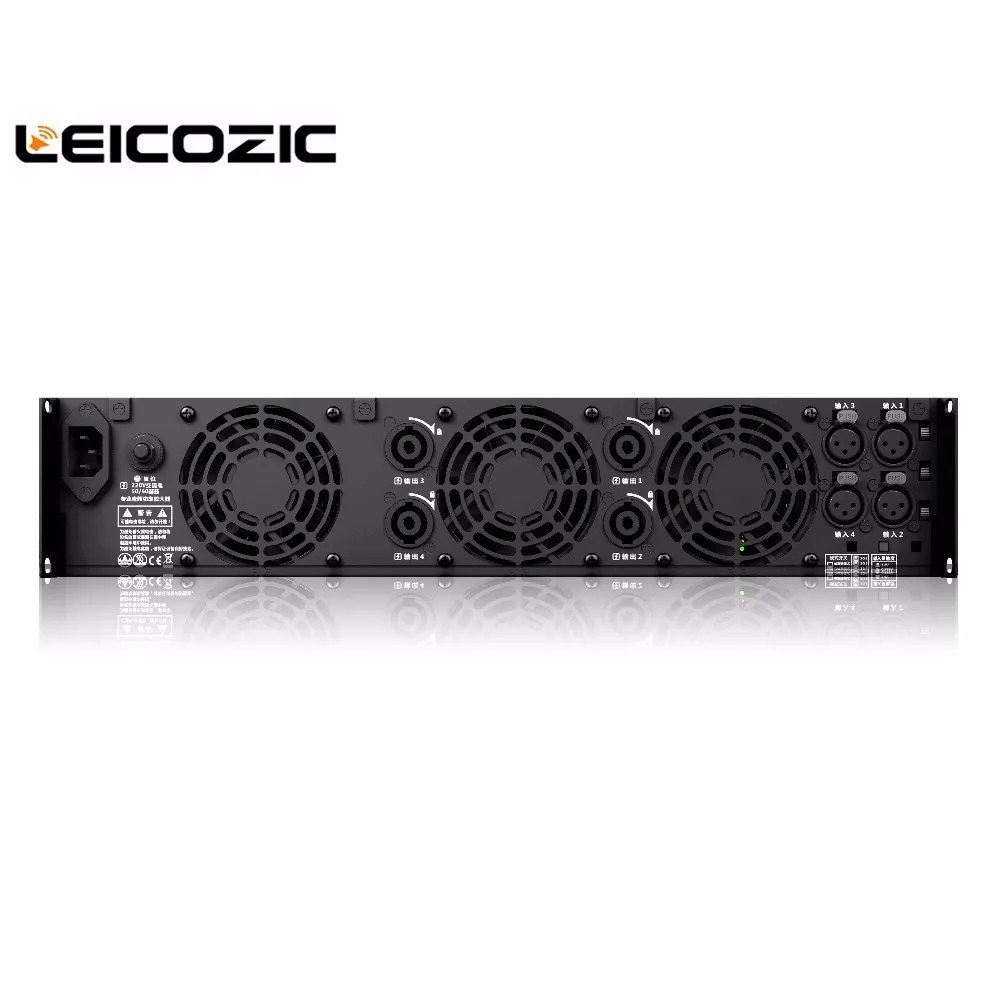 Leicozic DP41200 Max 2000W*4 Professional power