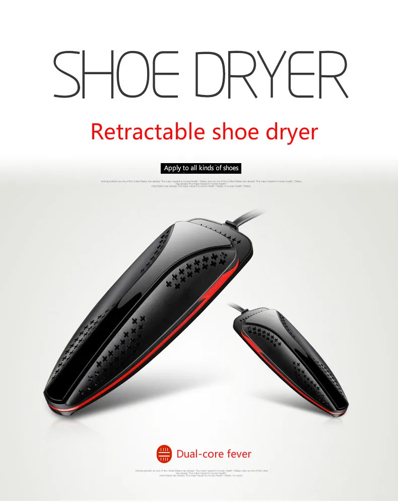

20W New Ultraviolet Rays Shoes Dryer Shoes Sterilization Dryer Foot Protector Deodorant Dehumidify Device Shoes Drying Machine