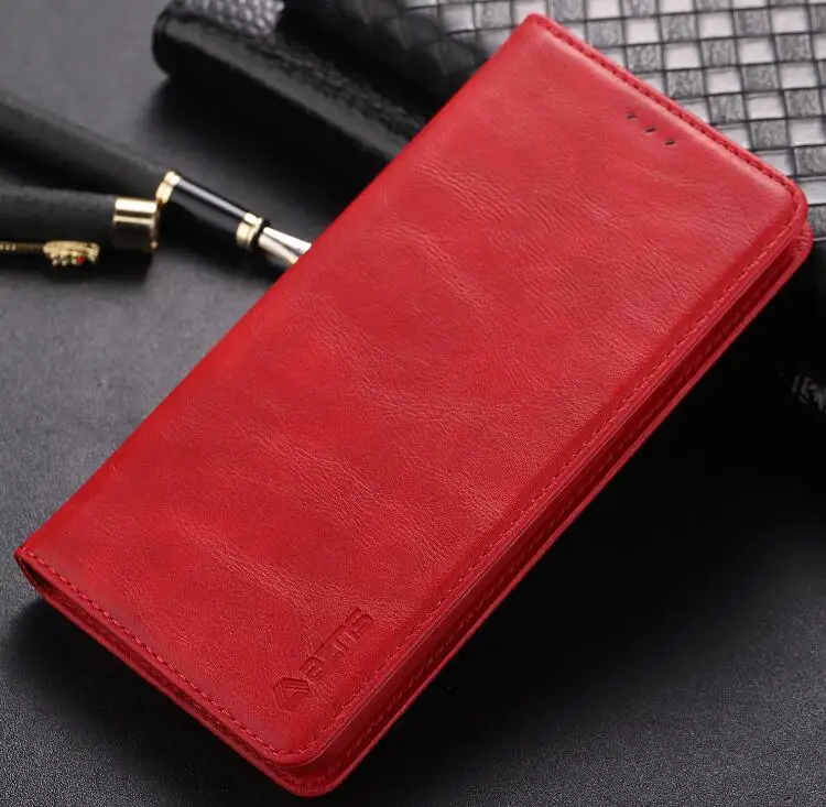 Красный Ретро Флип-кошелек чехол для Coque samsung Galaxy A50 A30 A40 A60 A70 A10 A20 чехол для samsung Galaxy A6 плюс A8 A9 A7 чехол - Цвет: Красный