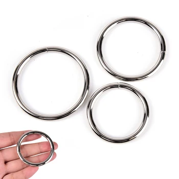 Erotic Games Cockring 38/45/50mm Aluminum Alloy Metal Penis Ring Delay Ejaculation Cock Ring Sex Toys For Men 2