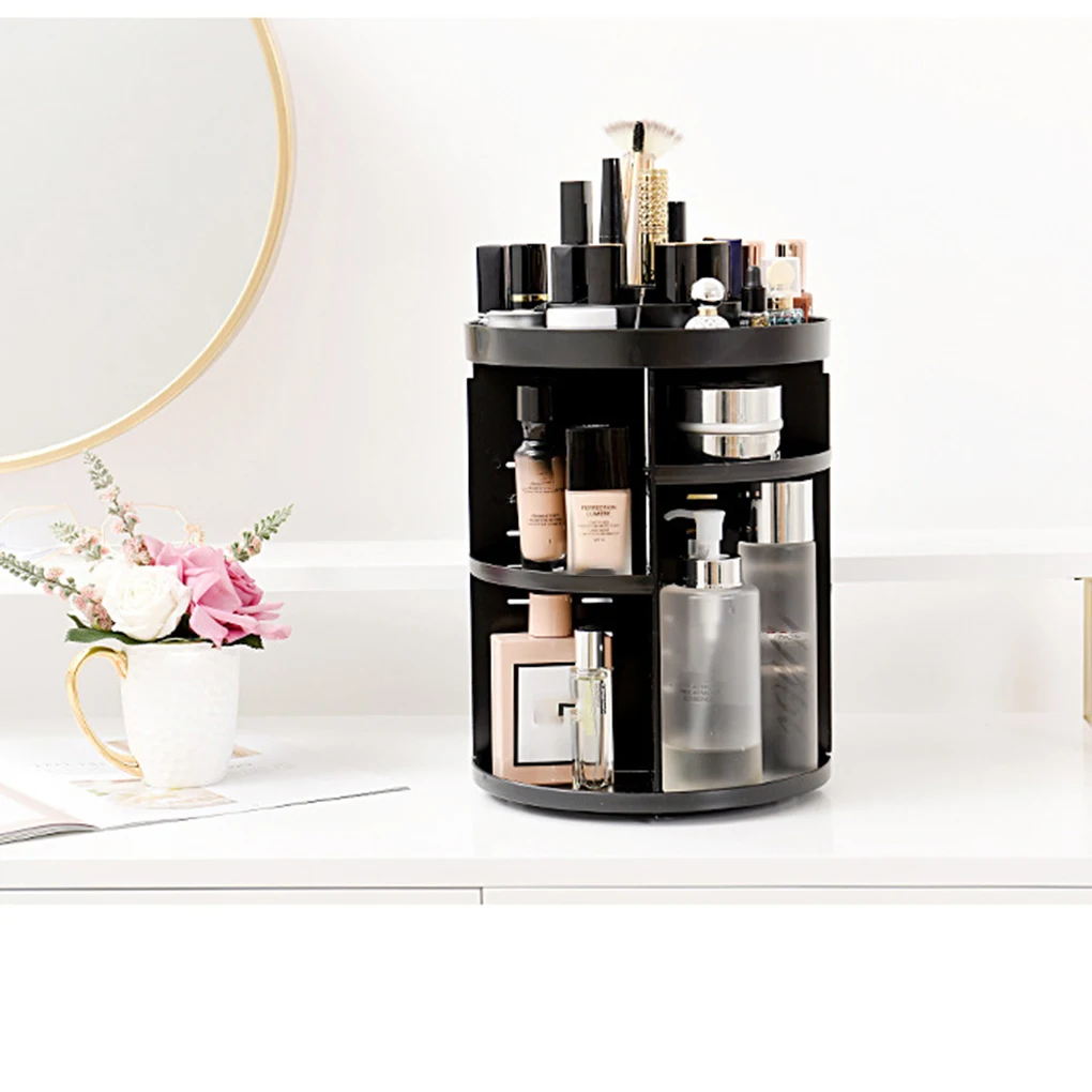 

2019 New 360 Degree Rotating Makeup Organizer Multifunction Jewelry Cosmetic Lipstick Brushes Make Up Holder