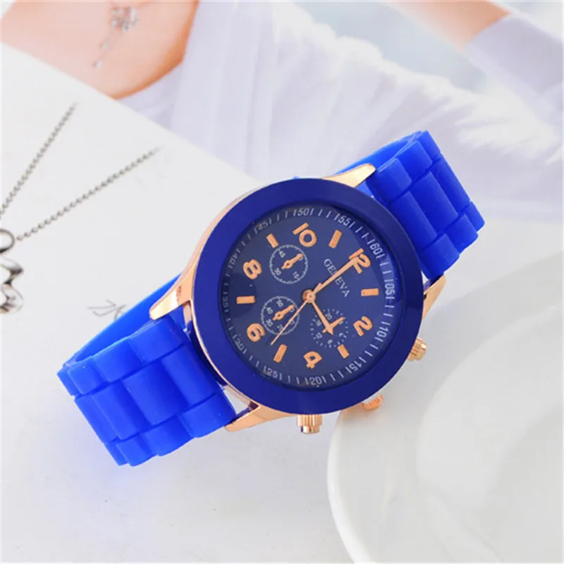 2018 Женева Горячий взрыв желе ребенок школьница силиконовые часы для пары| |