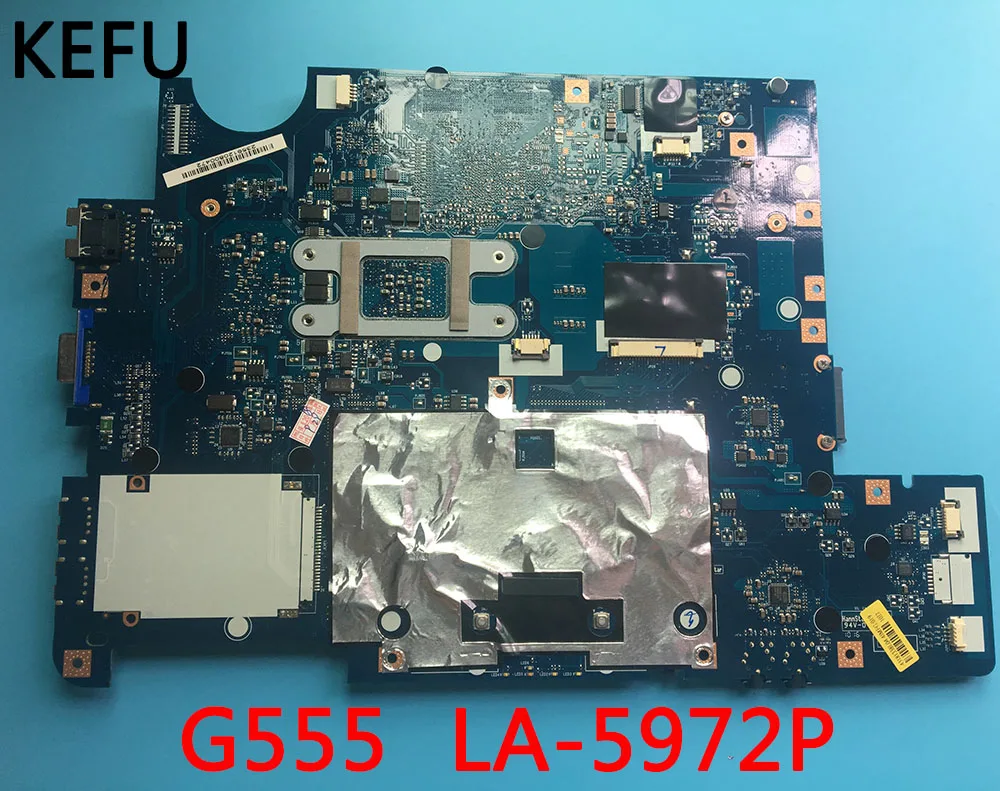 Высококачественная материнская плата KEFU для ноутбука Lenovo G555 модель 100%