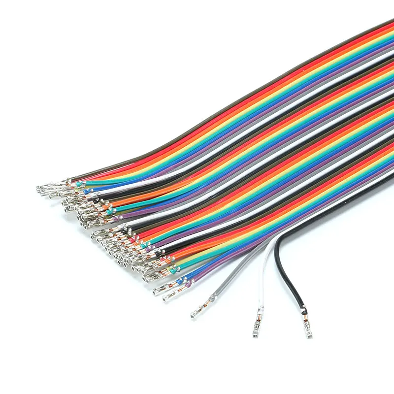 40 pcs 20cm 40P 40 Way Dupont Cable Female To Female Double Terminal (4)
