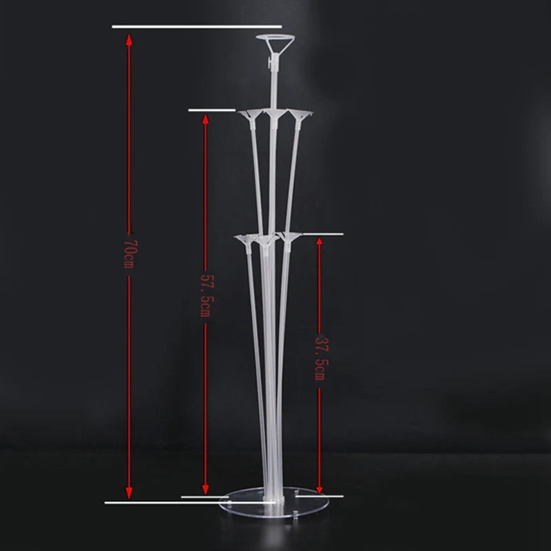 Пластиковый аксессуар для воздушных шаров 7 трубок настольная подставка