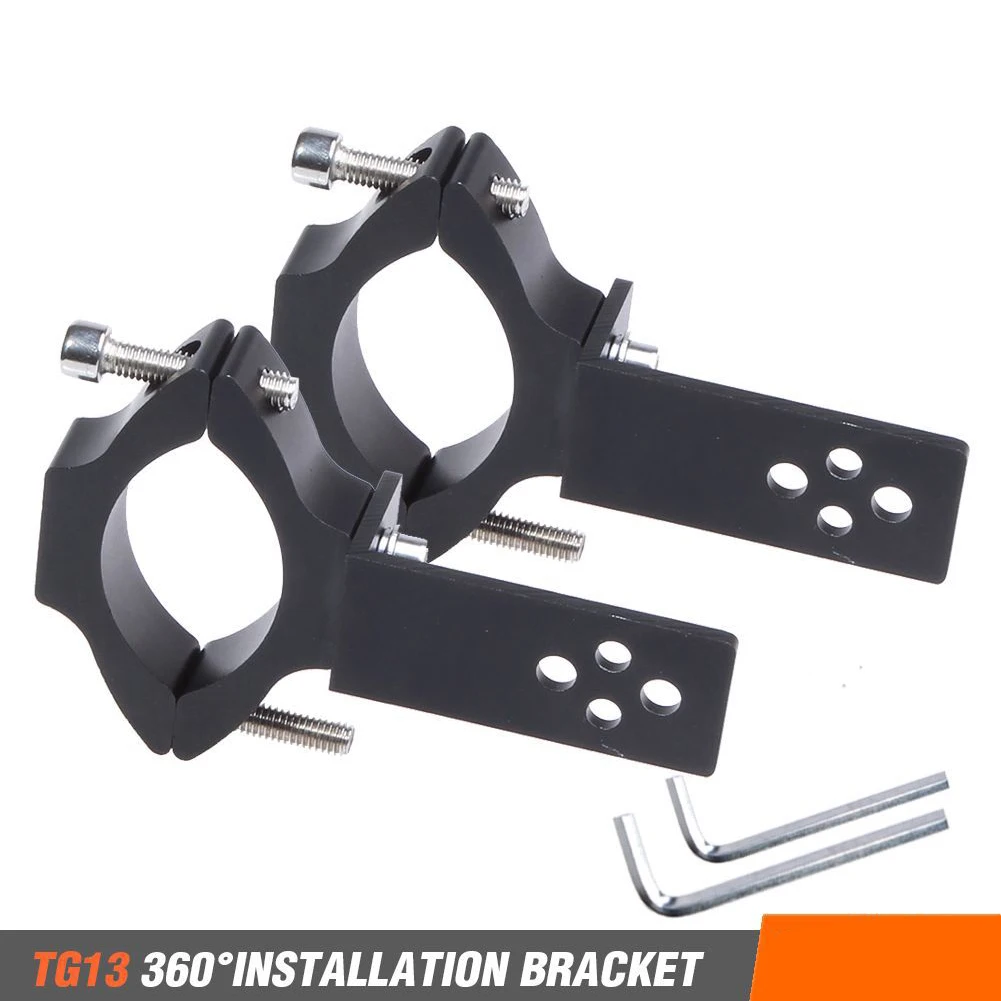 

Chopper Clamp Fork Durable Motorcycle Use Aluminium Alloy Accessories Spotlight Cafer Racer Headlight Bracket Screw Install
