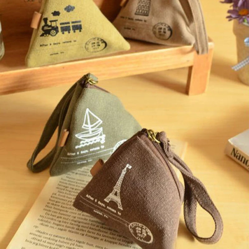 Hot Mini Canvas Coin Bag suit for font b Keys b font and Coin Teenagers unisex