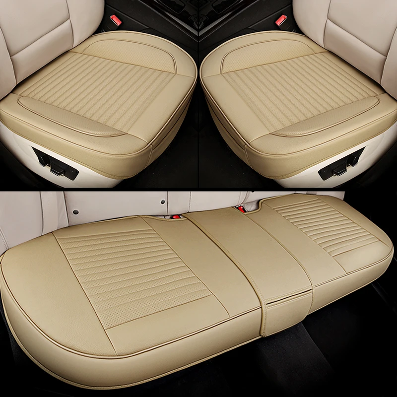 Универсальный кожаный чехол для автомобильных сидений для Volkswagen vw passat b5 b6 b7 polo 4 5 6 7 golf tiguan автомобильные наклейки для автомобилей