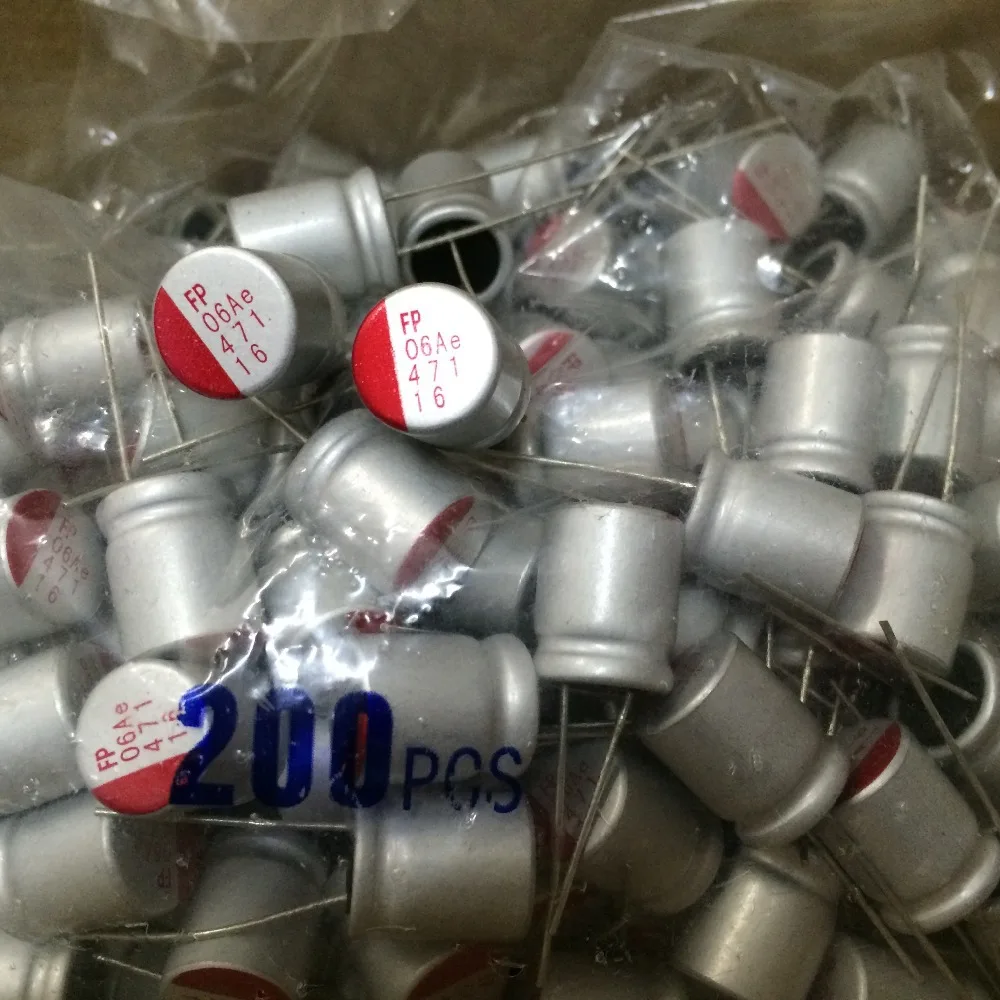 

5pcs 470uF 16V FP 10x12.5mm Low ESR Top Grade 16V470uF VGA/Motherboard Solid Capacitor