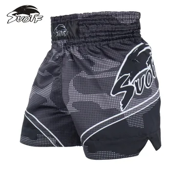 

SUOTF White Tiger Tiger Boxing Sports Boxing White Tiger Boxing Shorts Contest Training Special Shorts kickboxing shorts mma