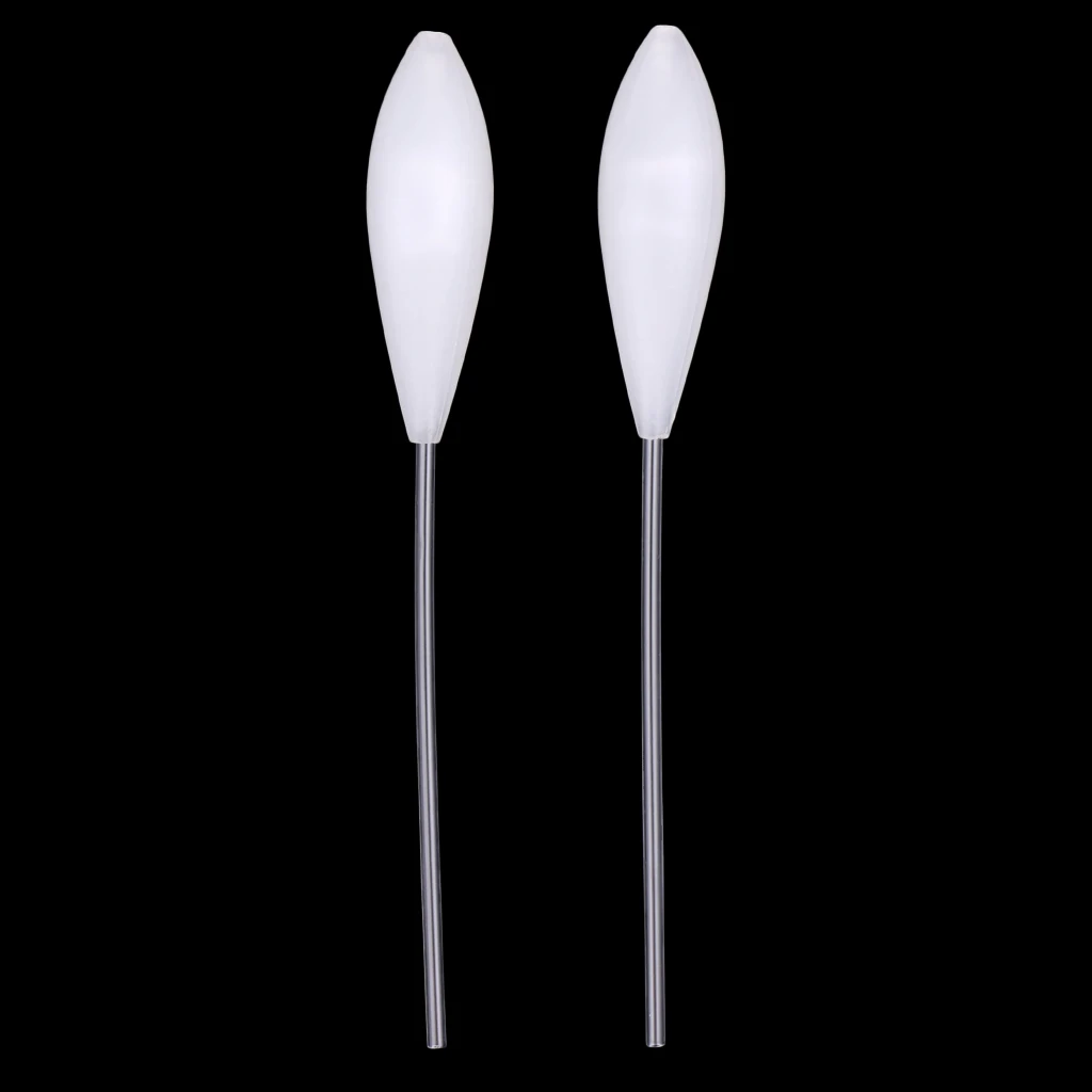 2 Pieces Acrylic Bombarda Fishing Floats for Carp Coarse Trout Bass Sea Lure Fishing Tackle Accessories 5.7g 8.4g 10g 12.6g