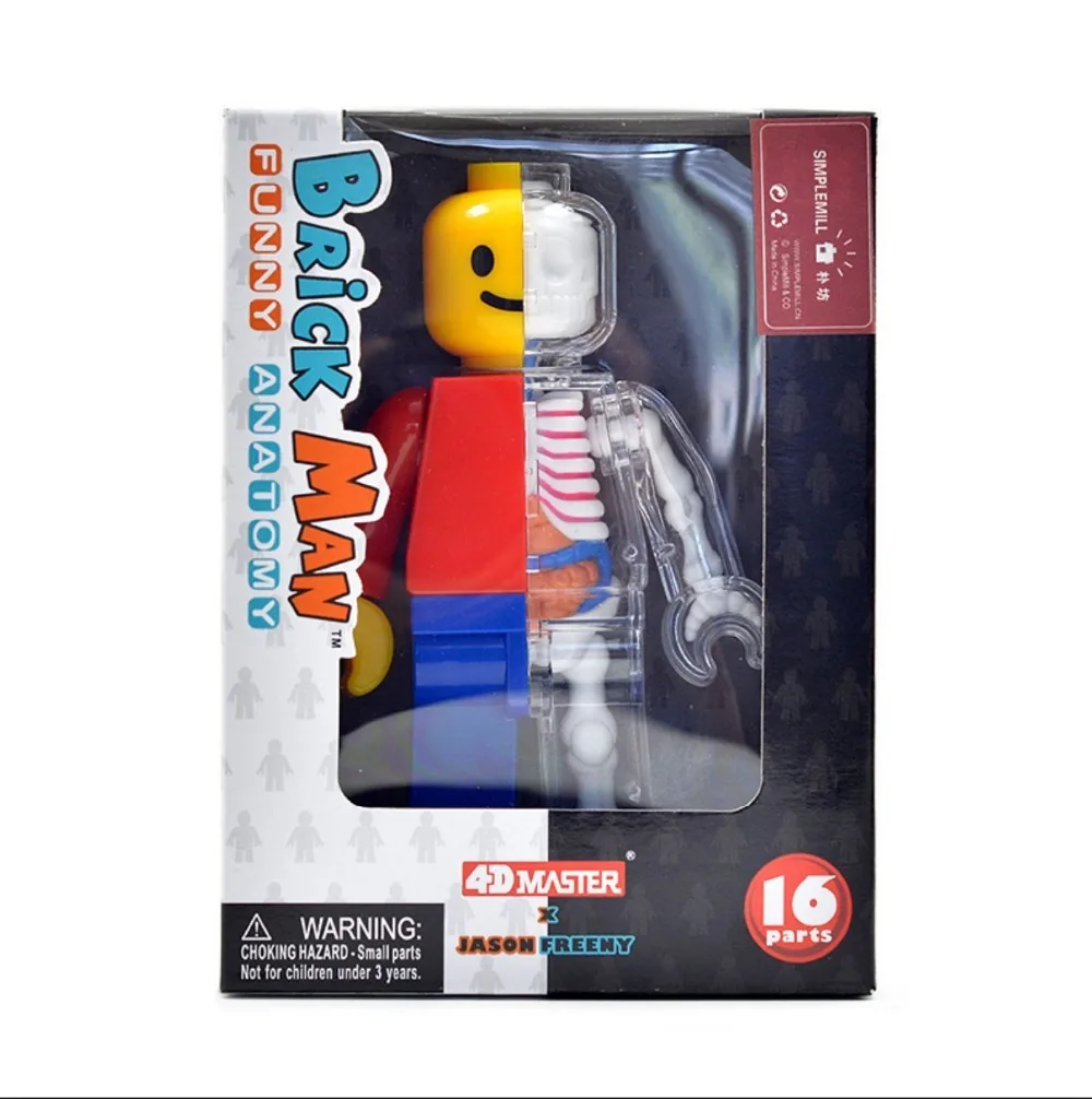 4D master vision Brick Man смешная анатомическая модель медицинская Джейсон Фрей анатомическая модель скелета научные развивающие игрушки классика