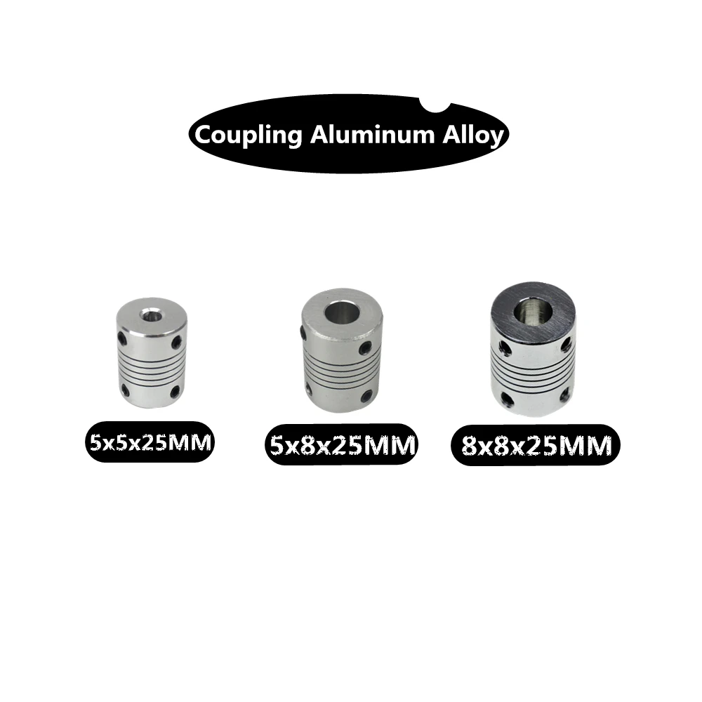 3D Printer Parts Accessory Stepper Motor Aluminum Alloy Z Axis Flexible ... - 3D Printer Parts Accessory Stepper Motor Aluminum Alloy Z Axis Flexible Coupling Coupler Shaft Couplings 5mm
