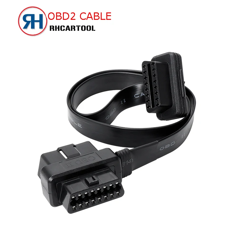 

OBD2 16Pin Male Plug Connector Splitter 2 in 1 For ELM327 Extension Adapter OBD Cable ODB2 16 Pin Adaptor Opening Female Cable