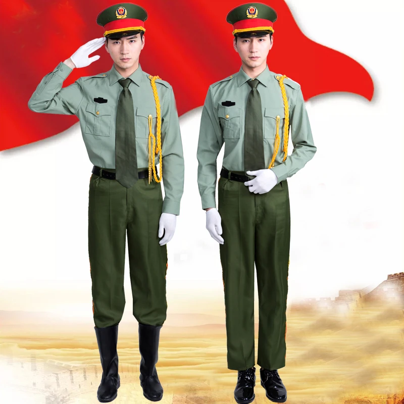 

Women Military Uniform Band Drum Team Stage Performance Clothing Fashion Army Chorus Stage Performance Suit Cosplay