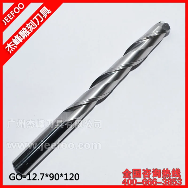 

12.7*90*120L Two Flutes Carbide Ball Nose End Mills, CNC Milling Cutter, Router Bits,PVC, Machine Tool