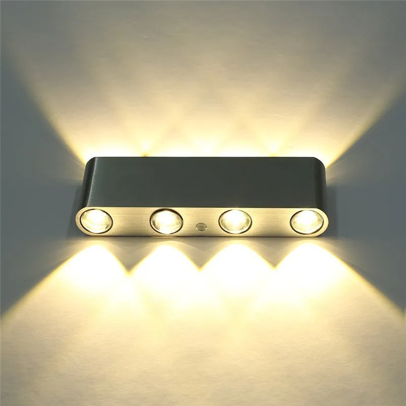 

8W LED Wall Light Aluminum Wall Sconce Light Home Bedroom Wall Lamp High Power LED Lighting Lamp for Bar/KTV Hotel Decoration