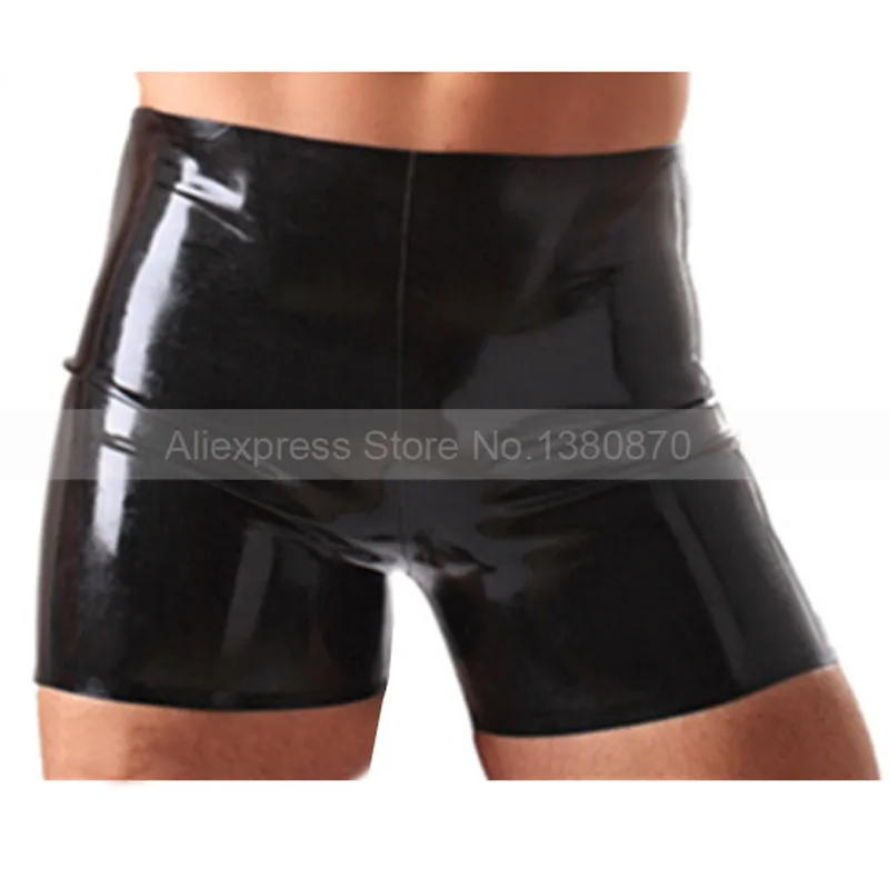 Латексные резиновые шорты боксеры резиновая одежда для мужчин|rubber boxer shorts|rubber