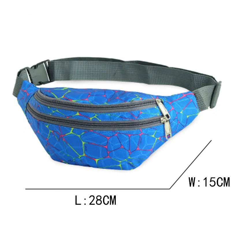 Модные камуфляжные печати водостойкие поясные сумки 3 карман для женщин fanny packs поясная сумка Деньги путешествия альпинизм оптовая продажа