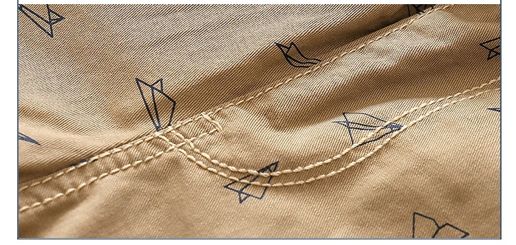 2018 Hot Summer Fashion 2-10 Years Children Kids Fly Paper Air Plane Print Pocket Above Knee Length Boys Short Pants With Belt (7)