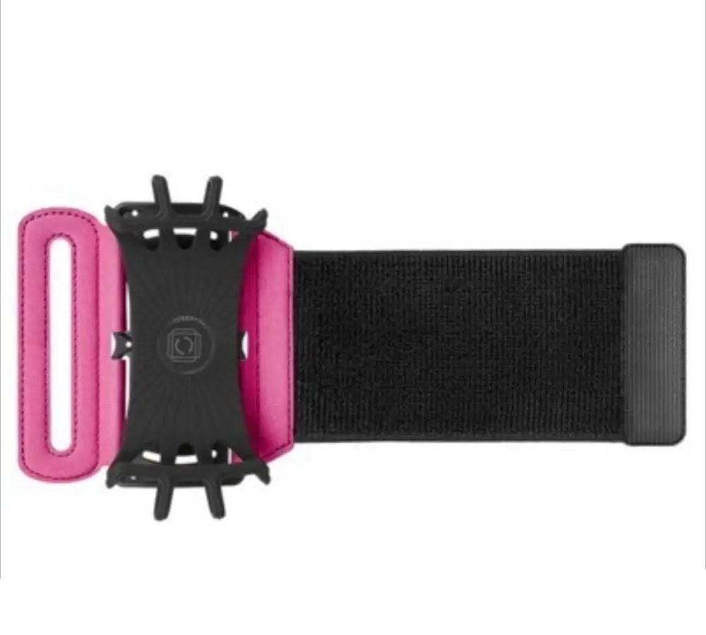 SzBlaZe, профессиональная вращающаяся сумка для бега, повязка на запястье, держатель для сотовых телефонов, спортивные карманные аксессуары для спортзала, фитнеса, бега - Цвет: Pink
