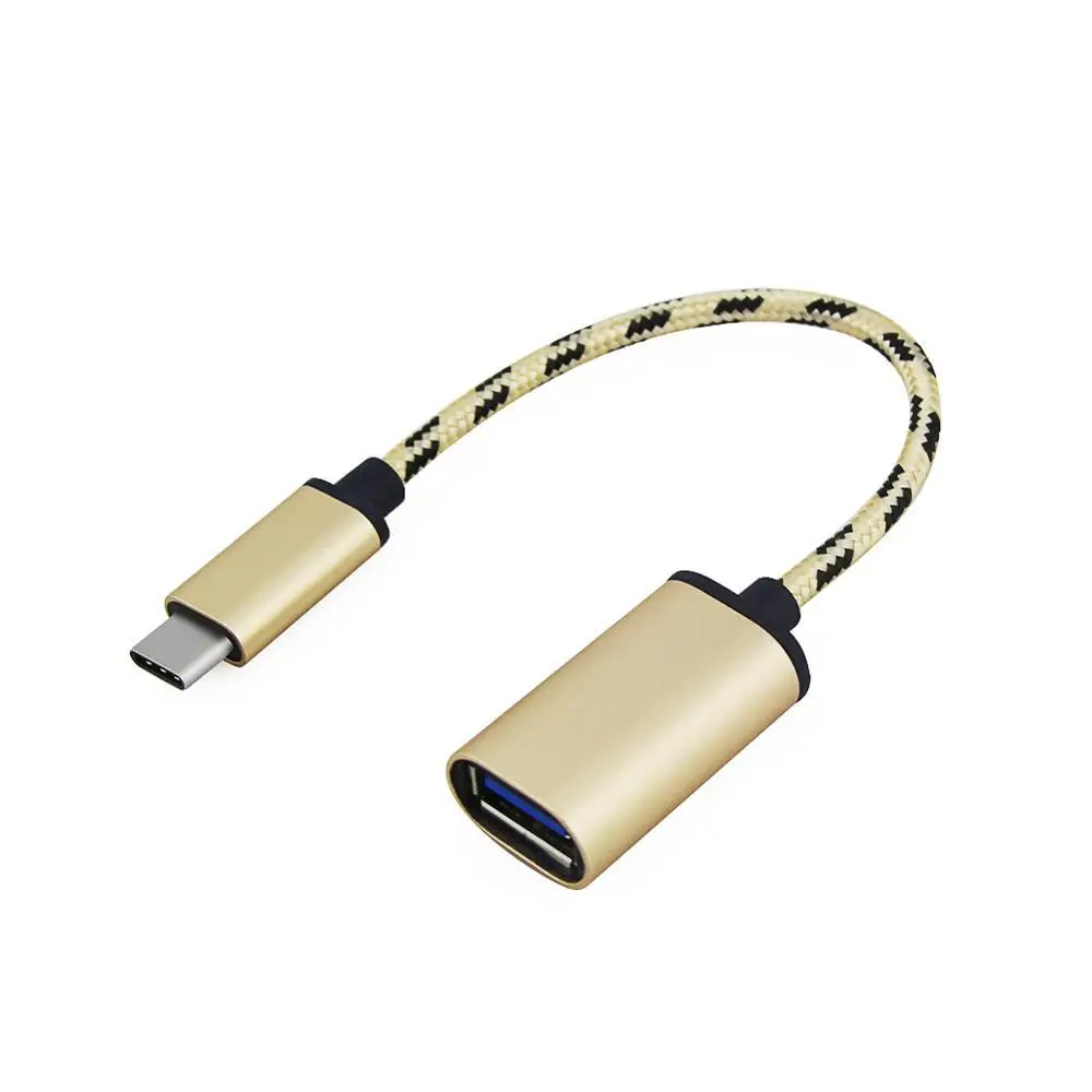 USB 3,1 тип-c концентратор для USB 3,0 OTG концентратор Мульти USB разветвленный коннектор для адаптера C зарядный кабель концентратор для телефона Ноутбук - Цвет: Glod