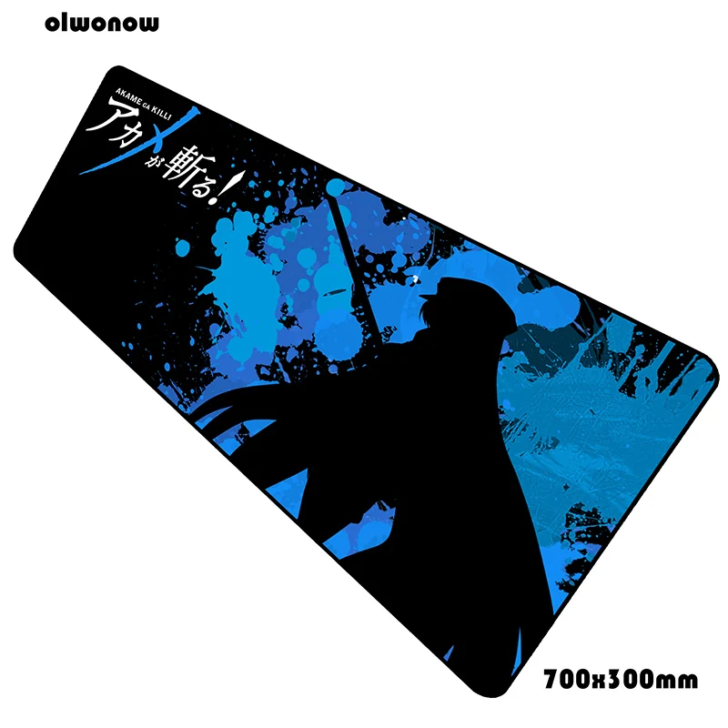 Size 700x300x3mm Коврик для мыши akame ga kill 700x300x3 мм, коврик для мыши для ноутбука, компьютера, геймпада, Эргономичный игровой коврик для мыши, офисный коврик для мыши - Цвет: Size 700x300x3mm
